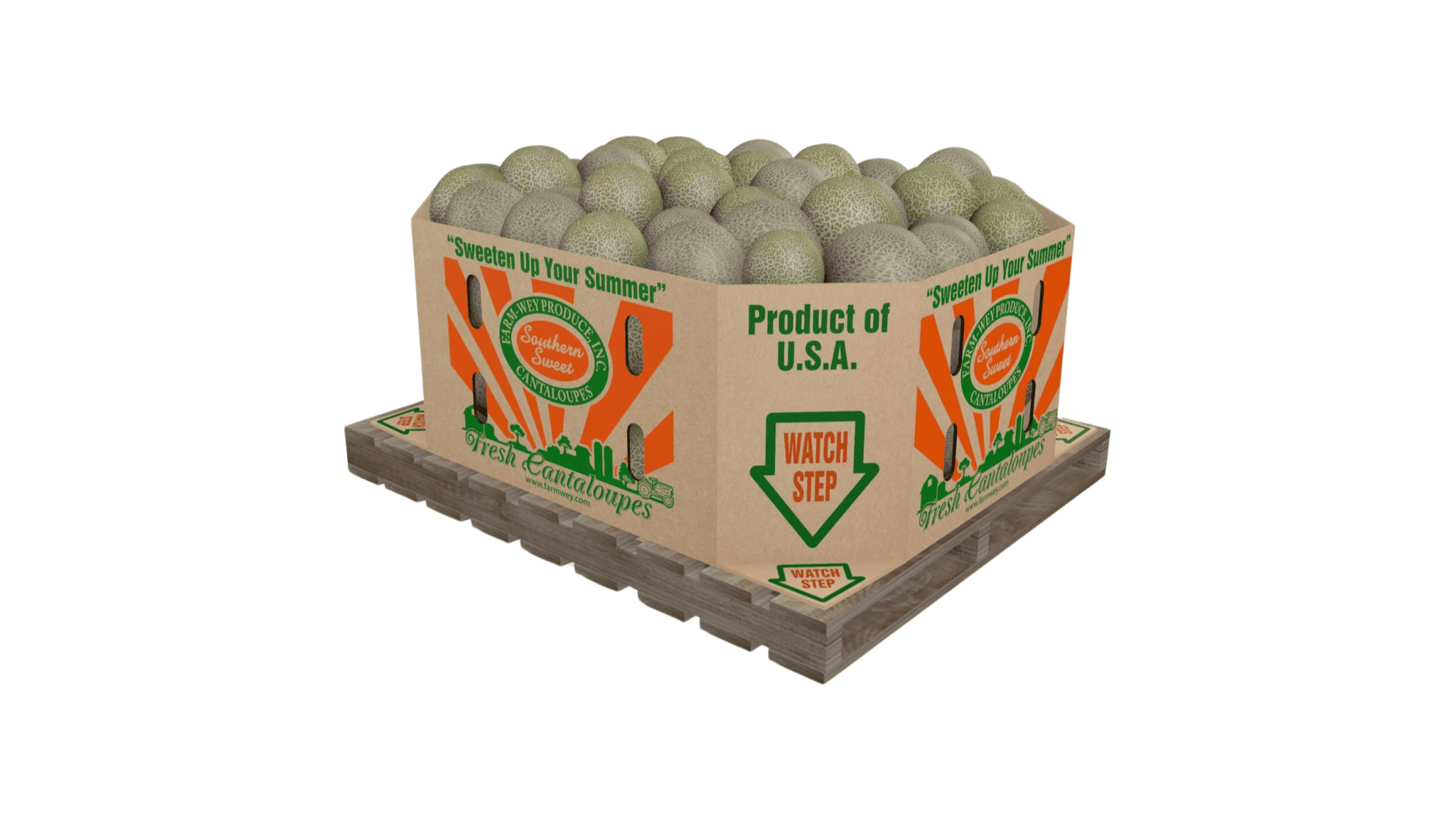 Melon - Bulk Bin - TRG - Gaylord Packaging - Heavyweight Packaging